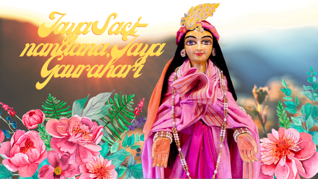 Jaya Saci-nandana, Jaya Gaurahari