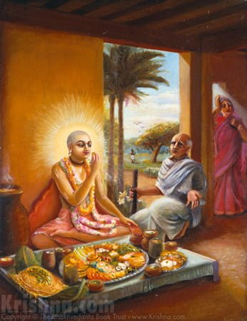 Chaitanya Mahaprabhu Pacifies Sarvabhauma Bhattacarya
