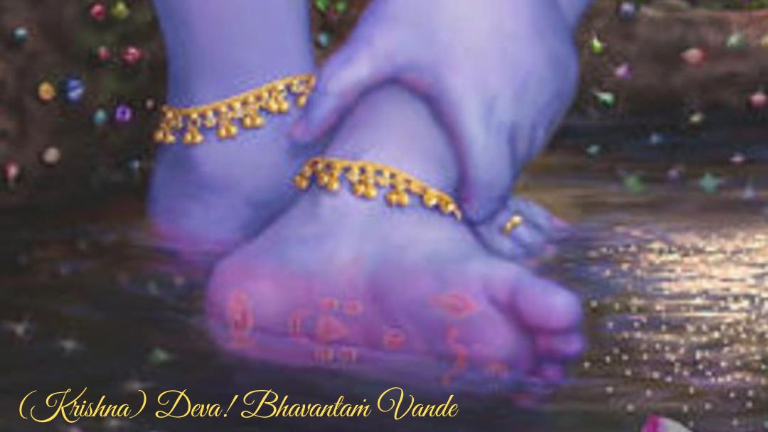 (Krishna) Deva! Bhavantam Vande